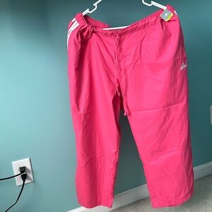NWT Adidas plus size track crop pants